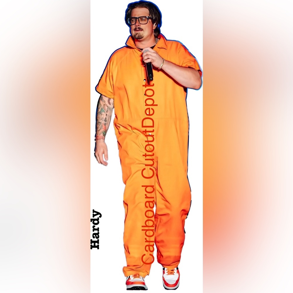 Hardy Life Sized Cardboard Cutout Free Ship!